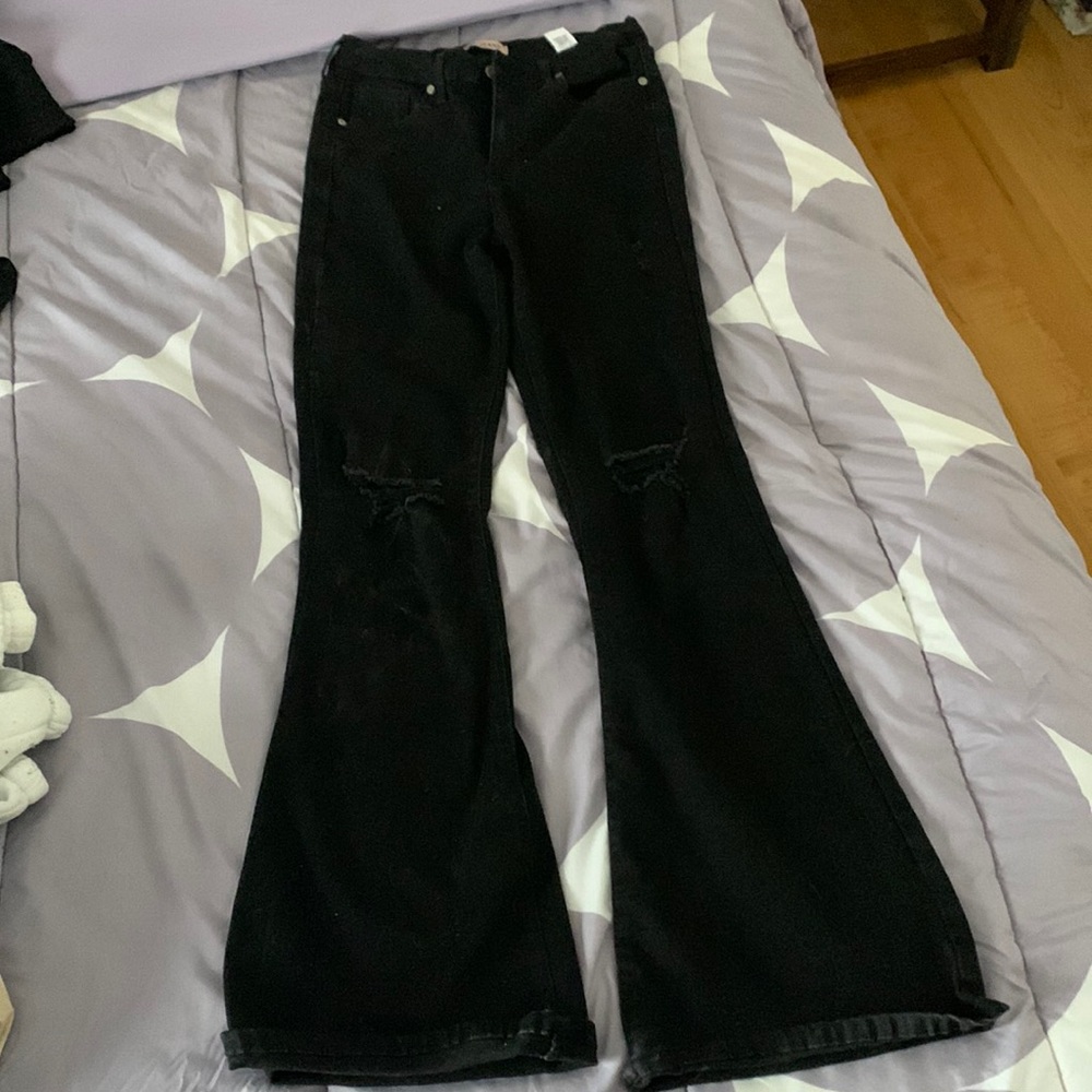 Dillard's high waisted flare jeans